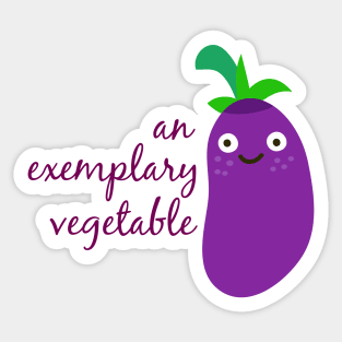 An exemplary vegetable Sticker